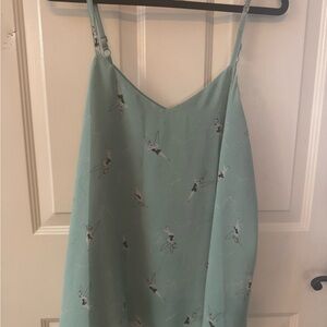 Torrid Mint Green Camisole with Tinkerbelle Print